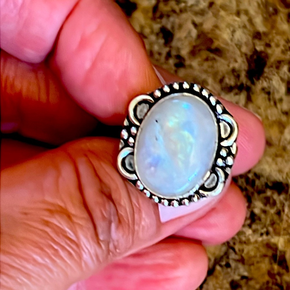 Moonstone 925 size 9 Ring